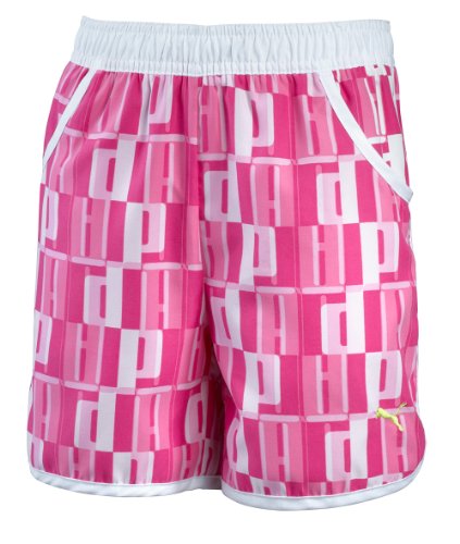 PUMA Girls Beach Shorts, shocking pink, 164, 815090 04