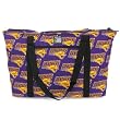 UNI Logo University of Northern Iowa Logo Deluxe Tote Bag with COTTON FABRIC Surface and WATERPROOF LINING