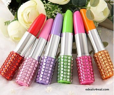 Rhinestone Lipstick Writing Pen - Choose Your Favorite Color