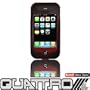 Ivyskin iPhone 3G/3GS Touch-Thru PolySilicon Quattro-T2 W/Glass Screen Raz-Red