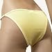 Misha Sexy, comfortable cotton briefs with adjustable straps (M-L (12-14), Yellow)