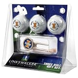 Illinois Fighting Illini NCAA 3 Ball Gift Pack w/ Cap Tool