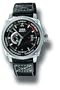 Oris Men's 4154LS BC4 Black Dial Leather Strap Watch