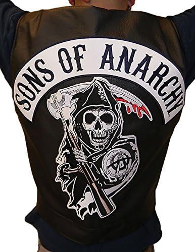 SOA Faux Leather Vest - A Tribute To The Motorcycle Club