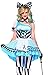 Leg Avenue Women's 3 Piece Psychedelic Alice Costume