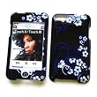 Apple iPod Touch 2nd and 3rd Generation Snap-on Protector Hard Case Image Cover "Midnight Flowers" Design (Without Belt-Clip Hole)