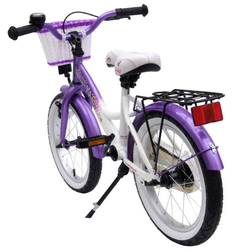 bike*star 40.6cm (16 Inch) Kids Children Girls Bike Bicycle - Colour Lavender Lilac & White