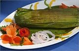 canvas South Indian curry fish pomfret cooked in banana leaf. in size: 30 x 20 cm by C. Fredriksson