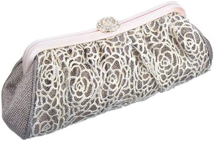 Nancy Kyoto Alexandra Beige Evening Bag