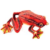 Soft Plush Toy Frog Large Red