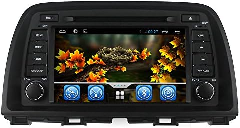 lsqSTAR Capacitive Android 4.4 Multimedia Stereo Navigation System Car GPS Navigation with LCD touch screen audio navigation system Radio Bluetooth RDS Steering wheel control car radio For 2014 Mazda 6 Support 3G / Wifi / OBD2 / TPMS / DVR / Mirror Link