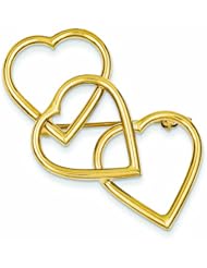 14K Gold Designer Pin