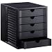 HAN 1450-13 B�robox geschlossen 275x330x320mm schwarz Kunststoff