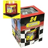 Get Etched Jeff Gordon Candle Coaster Set w/ Candle