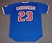RYNE SANDBERG Chicago Cubs 1984 Majestic Cooperstown THROWBACK Baseball Jersey, Large