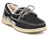 Sperry Women's Bluefish Shoes Black Shearling