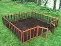 Terra Garden Fence 8'x8', Protect Against Unwanted Pests