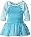 Youngland Girls' Sweater Knit-to-Woven Dress with Eyelash Bodice