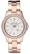 Michael Kors #MK5403 Women's Rose Gold Tone Glitz Bezel Analog Watch