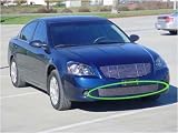 New! Nissan Altima Bumper Billet Grille/Grill, Polished, 05-06