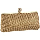 Whiting & Davis Dimple Mesh Framed Clutch