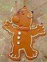 3.5" Family Guy Brian Gingerbread Cookie Christmas Ornament