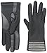 isotoner Women's Spandex Stretch Touchscreen Texting Cold Weather Gloves with Warm Fleece Lining and Metallic Details