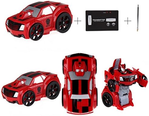CY LED Lights Transformers Prime Remote-Controlled Car Radio Control Vehicle Red