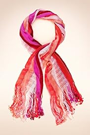 Pointelle Striped Lightweight Multiway Scarf