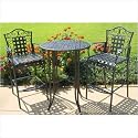 Iron Patio 3 Piece Pub Set