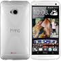 Funda Gel TPU X LINE Translucida / Transparente HTC ONE M7 801e+Protector Pantalla Transparente
