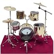 Dollhouse Miniature Complete Drum Set