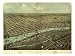 East Saginaw, Michigan - Panoramic Map Giclee Poster Print