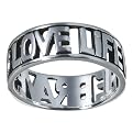 Sterling Silver Brave Inspirational Ring
