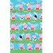 Peppa Pig & George - Giftwrap (2 sheets folded) and tags (2)