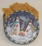 Scott's Cakes Macadamia Nut Brittle in a Mini Warm Wishes Tin