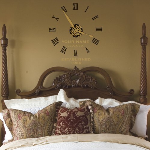 Wall AppliquÃ© Clock - Custom Classic