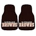 FANMATS 5703 NFL - Cleveland Browns Front Car Mat - 2 Piece
