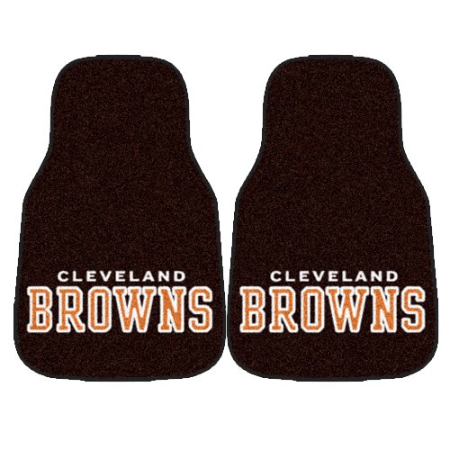 FANMATS 5703 NFL - Cleveland Browns Front Car Mat - 2 Piece
