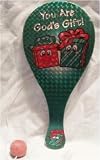 God's Gift Glitter Paddleball