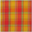 Durable Flat Weave 100% Cotton Red Plaid Tablecloth 54x90 Inches