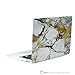 TopCase Air 11-Inch White/Gold Marble Rubberized Hard Case for MacBook Air 11