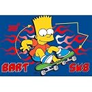 Kids/Childrens Bart Simpson Rug, The Simpsons Bedroom Floor Rug