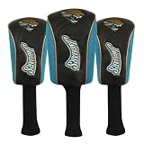 Jacksonville Jaguars NFL Set of Three Mesh Barrel Headcovers