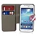 32nd Design book wallet PU leather case cover for Samsung Galaxy S4 Zoom C1010 + screen protector and cleaning cloth - Love Heart