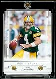 2008 Playoff Prestige # 35 Brett Favre - Green Bay Packers - NFL Football Card in Protective Screw Down Display Case !