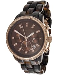Michael Kors Womens MK5366 Showstopper Classic Chronograph Tortoise Watch