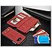 AIREBO 5161757 Dermis Handmade Genuine Cowhide Wallet Type Leather Case with Zipper for Samsung Galaxy S7 Edge, Wine Red
