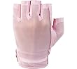 Lady Classic Women's Solar Tan Half Glove- Pink Ribbon Gloves