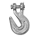 Campbell 4500604 System 4 Grade 43 Drop-Forged Carbon Steel Clevis Grab Hook, Self-Colored, 3/8" Trade, 5400 lbs Working Load Limit